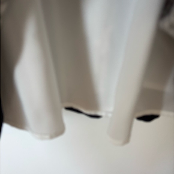 Jones‎ New York Brown & White Lined Sleeveless Pleated Zip Dress Women’s Size 6 - Picture 8 of 11